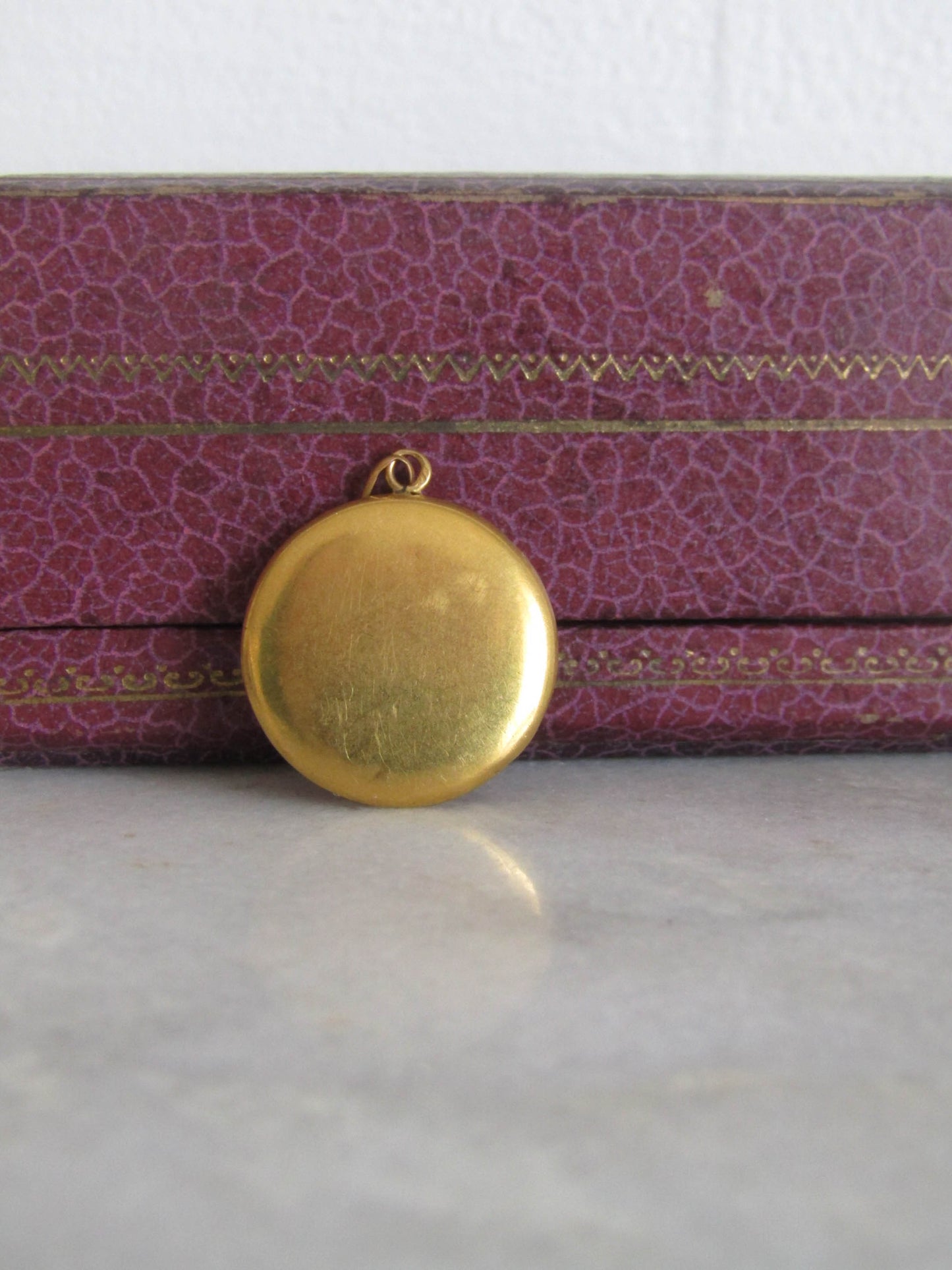 RESERVED | Antique 18K Art Nouveau Pendant, French Bow Pendant with Garnet Paste and Seed Pearls c. 1900