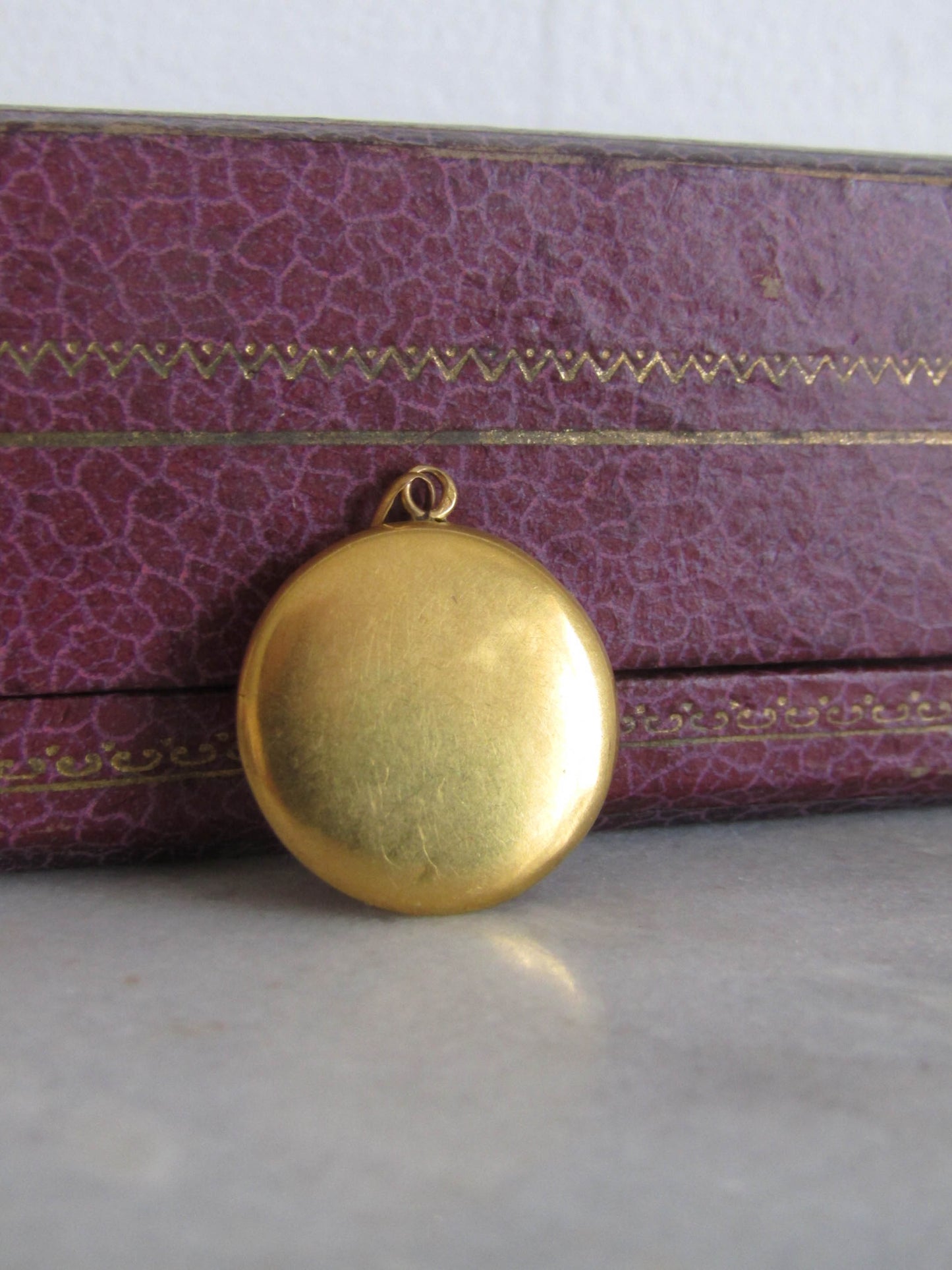 RESERVED | Antique 18K Art Nouveau Pendant, French Bow Pendant with Garnet Paste and Seed Pearls c. 1900