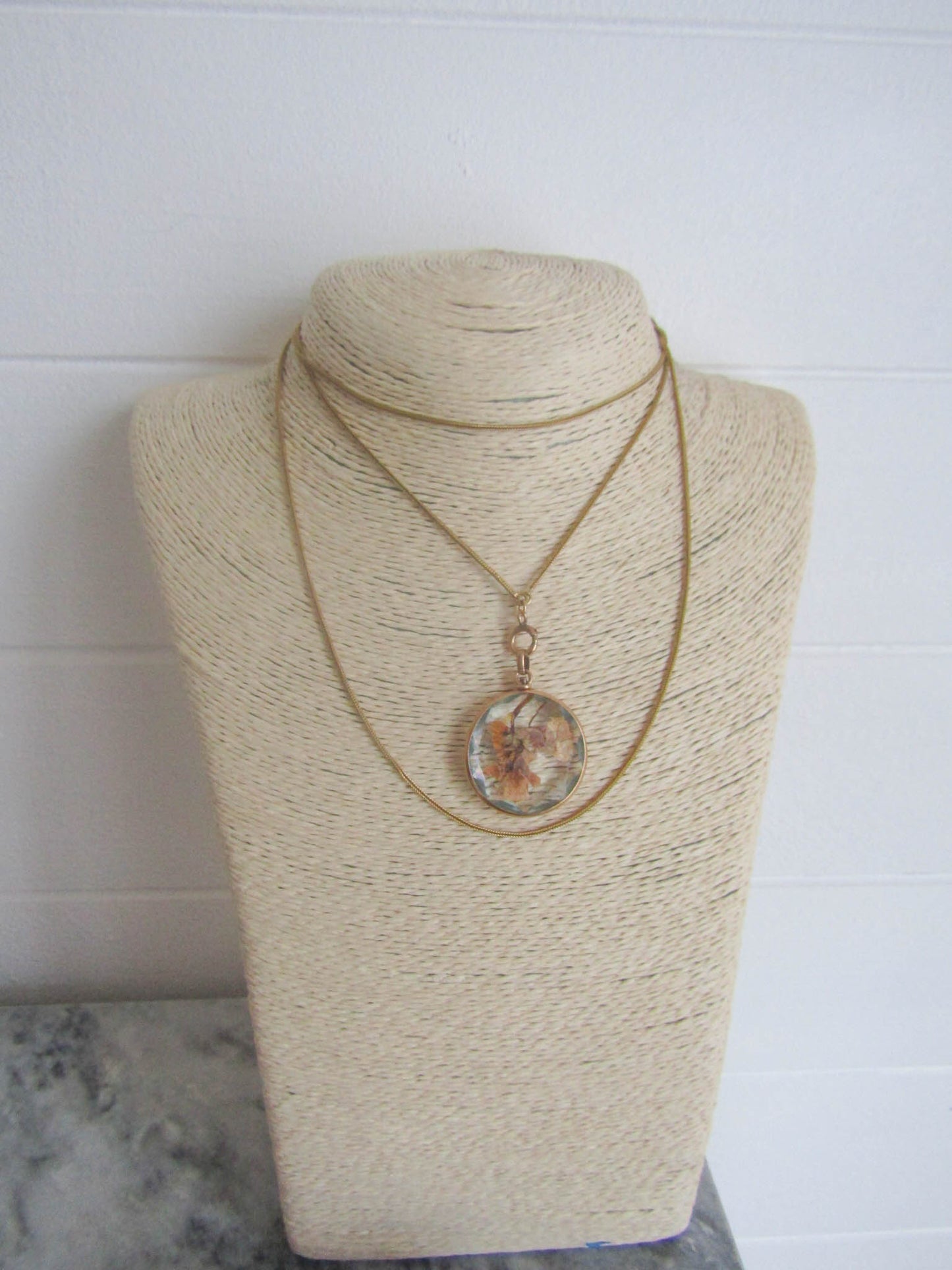 Antique Beveled Glass Screw Top Romantic Sentimental Shaker Locket