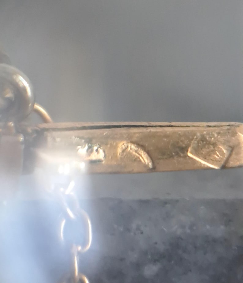 Antique 18K Solid Gold French Edwardian Rose Cut Diamond Bracelet c. 1890