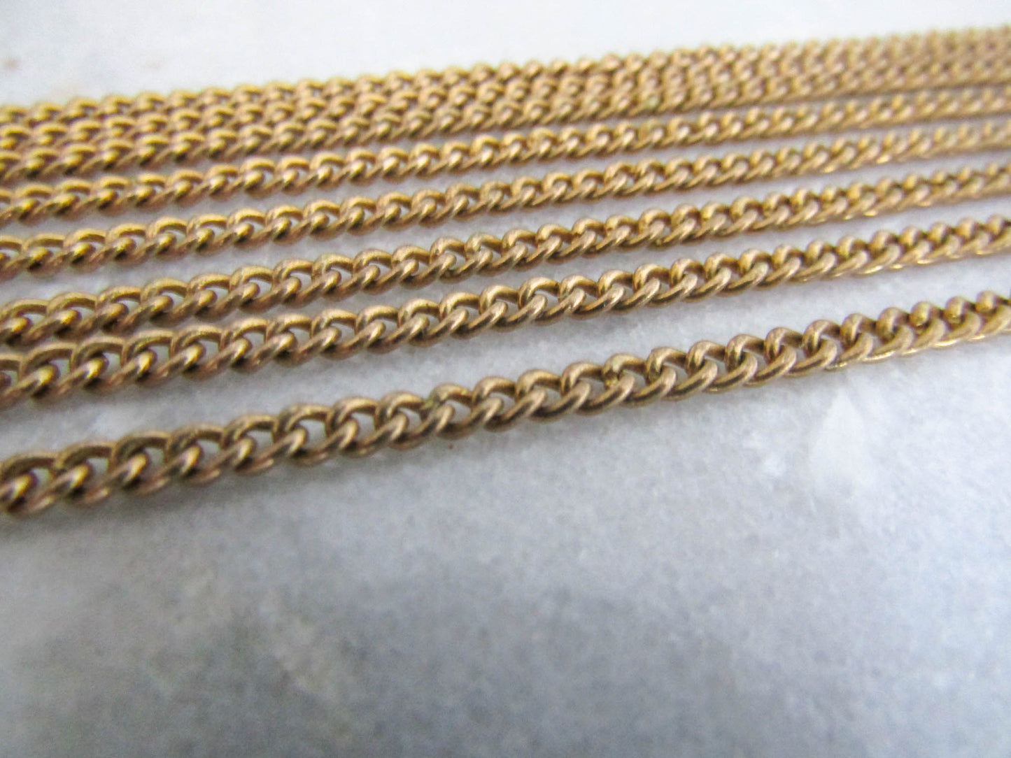 56" Gold Filled Curb Chain with Swivel Clasp