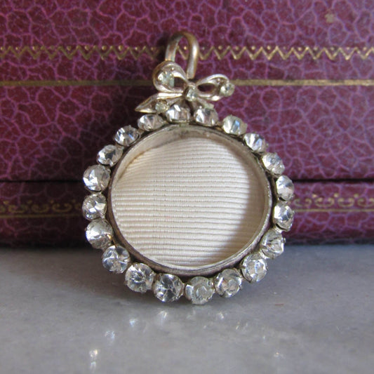 Antique Edwardian Paste Shaker Locket, Vintage French