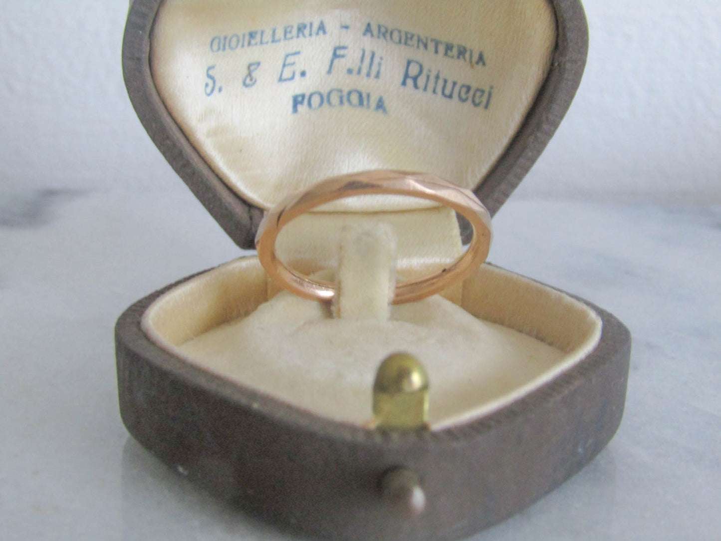 RARE - 1840 Victorian French Gimmel Ring, Gimmal Engagement Band, Antique Joint Ring, Puzzle Ring