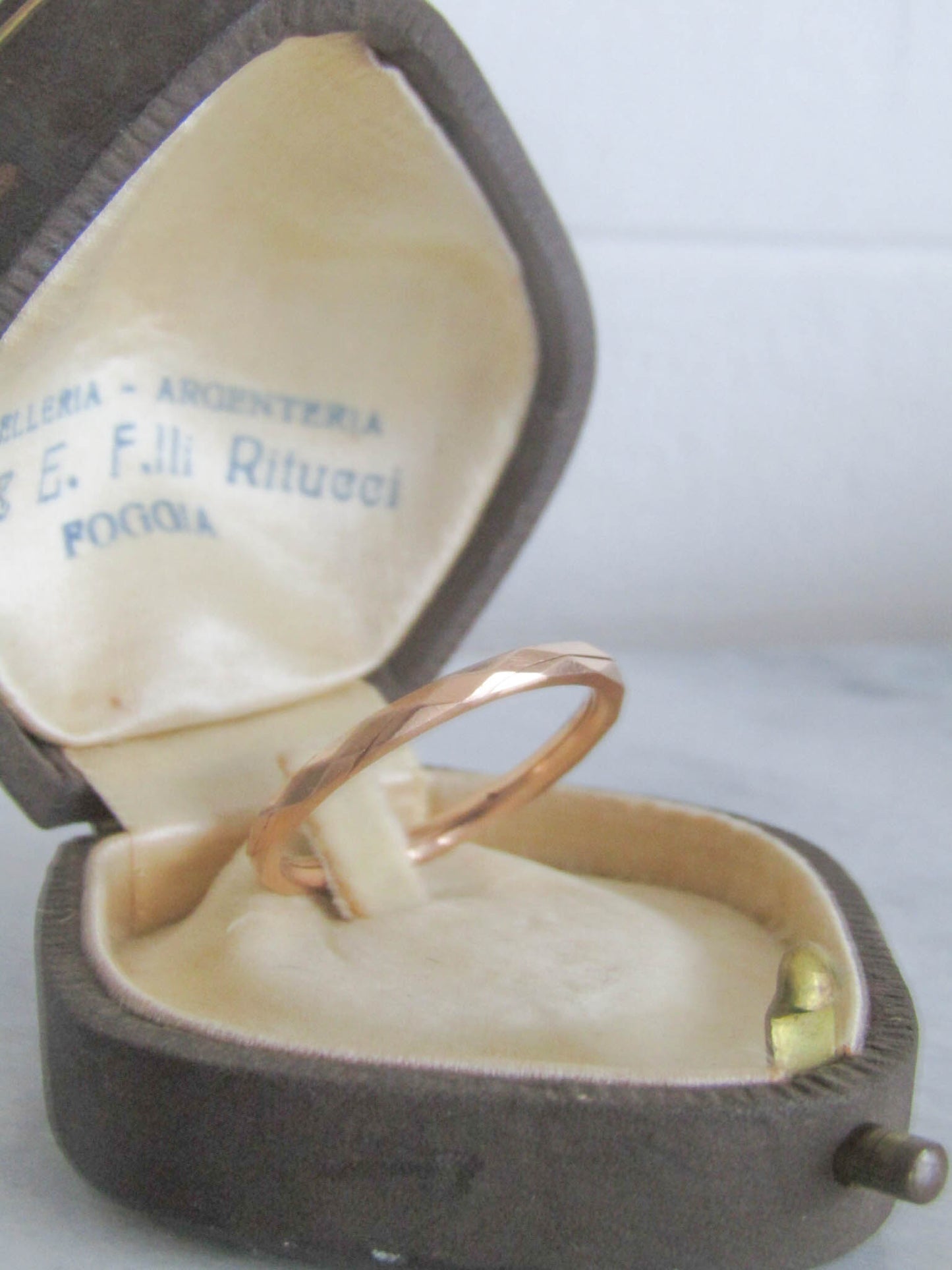 RARE - 1840 Victorian French Gimmel Ring, Gimmal Engagement Band, Antique Joint Ring, Puzzle Ring