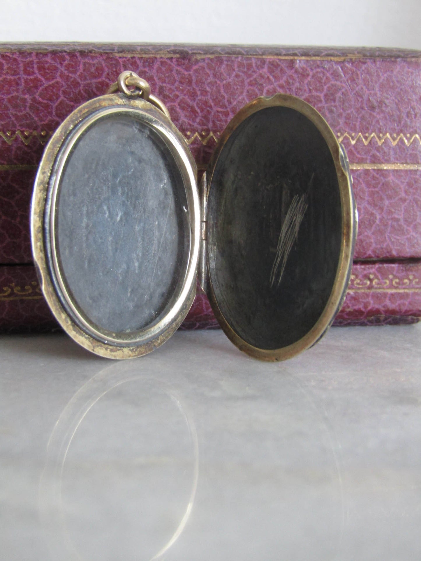 Antique Victorian Vermeil Aesthetic Locket, XIX Century French Pendant