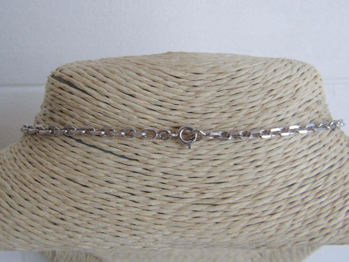 Antique Silver Watch Chain Conversion Necklace