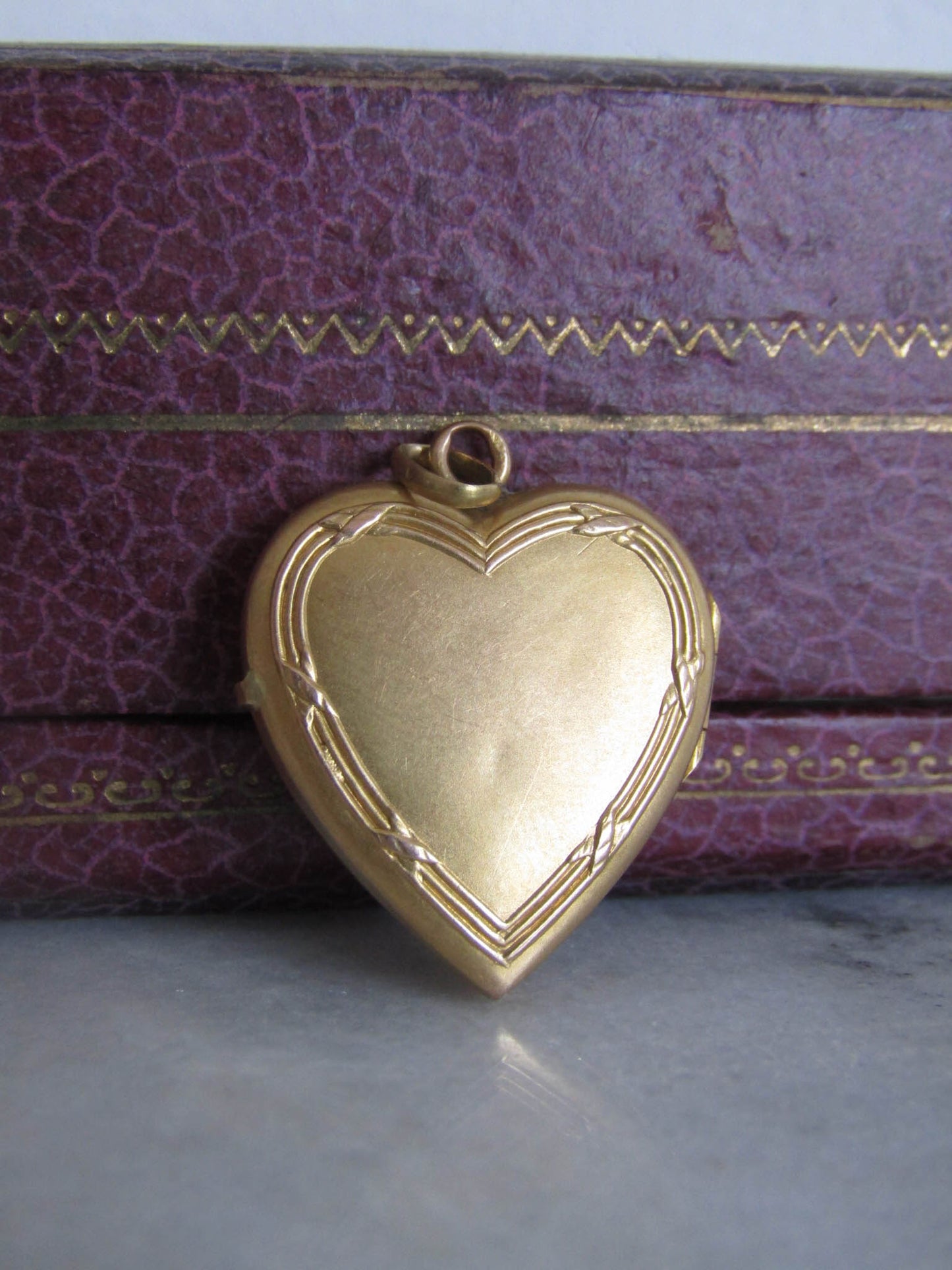 Antique 18k Seed Pearl Heart Locket, French Edwardian Romantic Pendant c. 1900