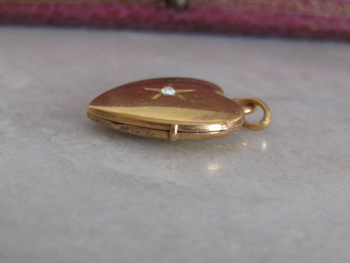 Antique Edwardian Gold Filled Heart Locket c. 1900