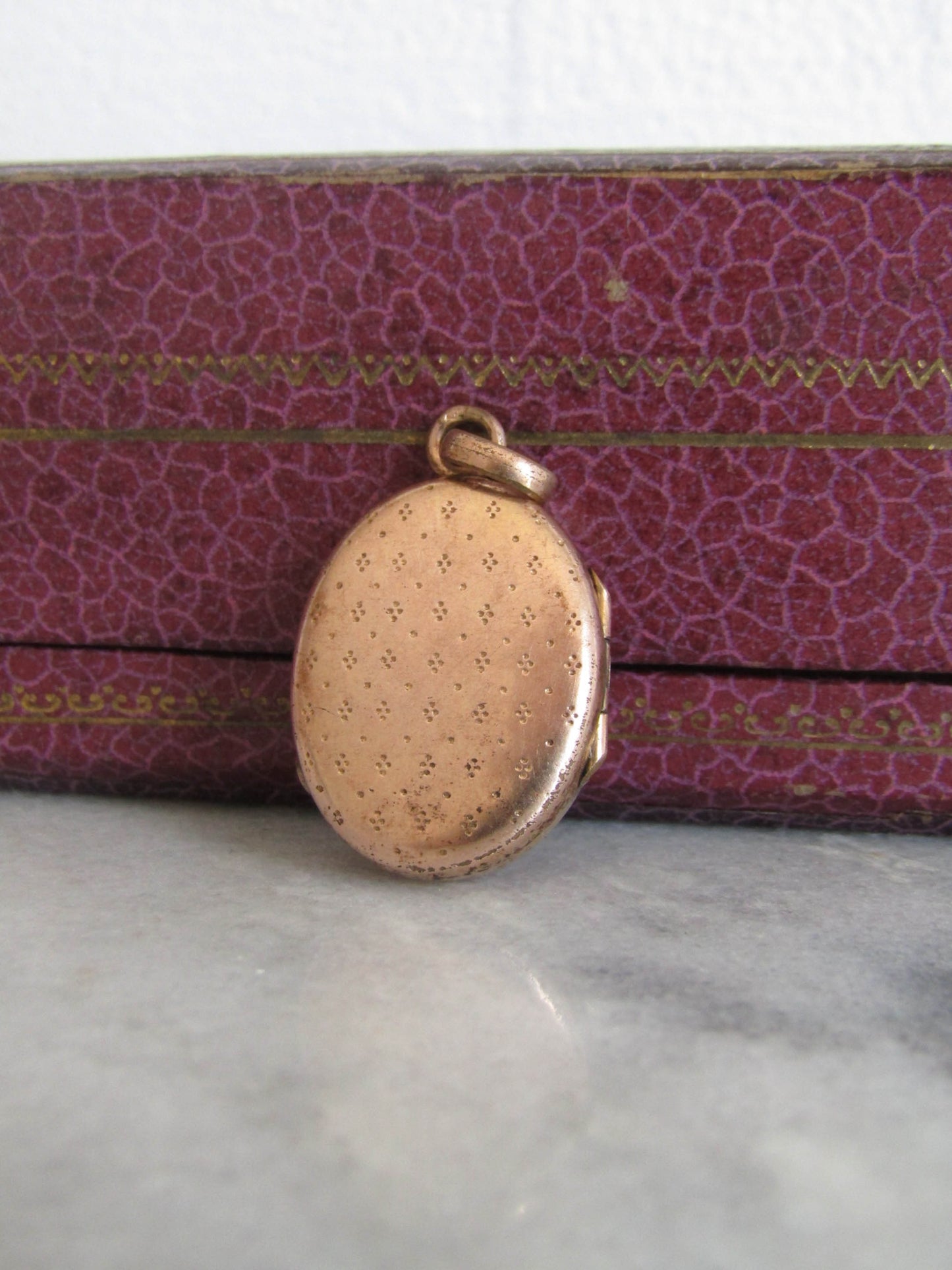 Victorian Gold Filled Paste Locket