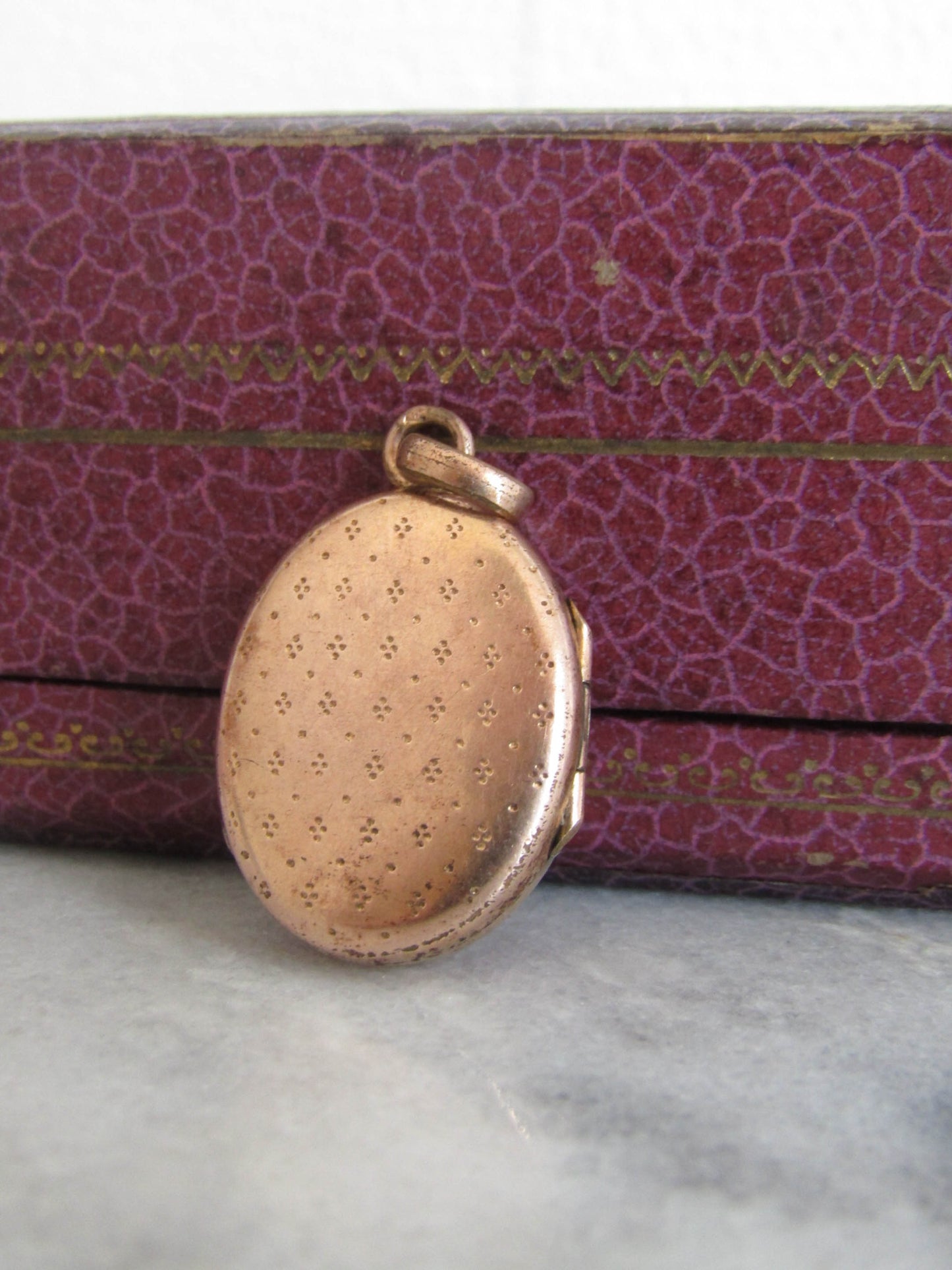 Victorian Gold Filled Paste Locket