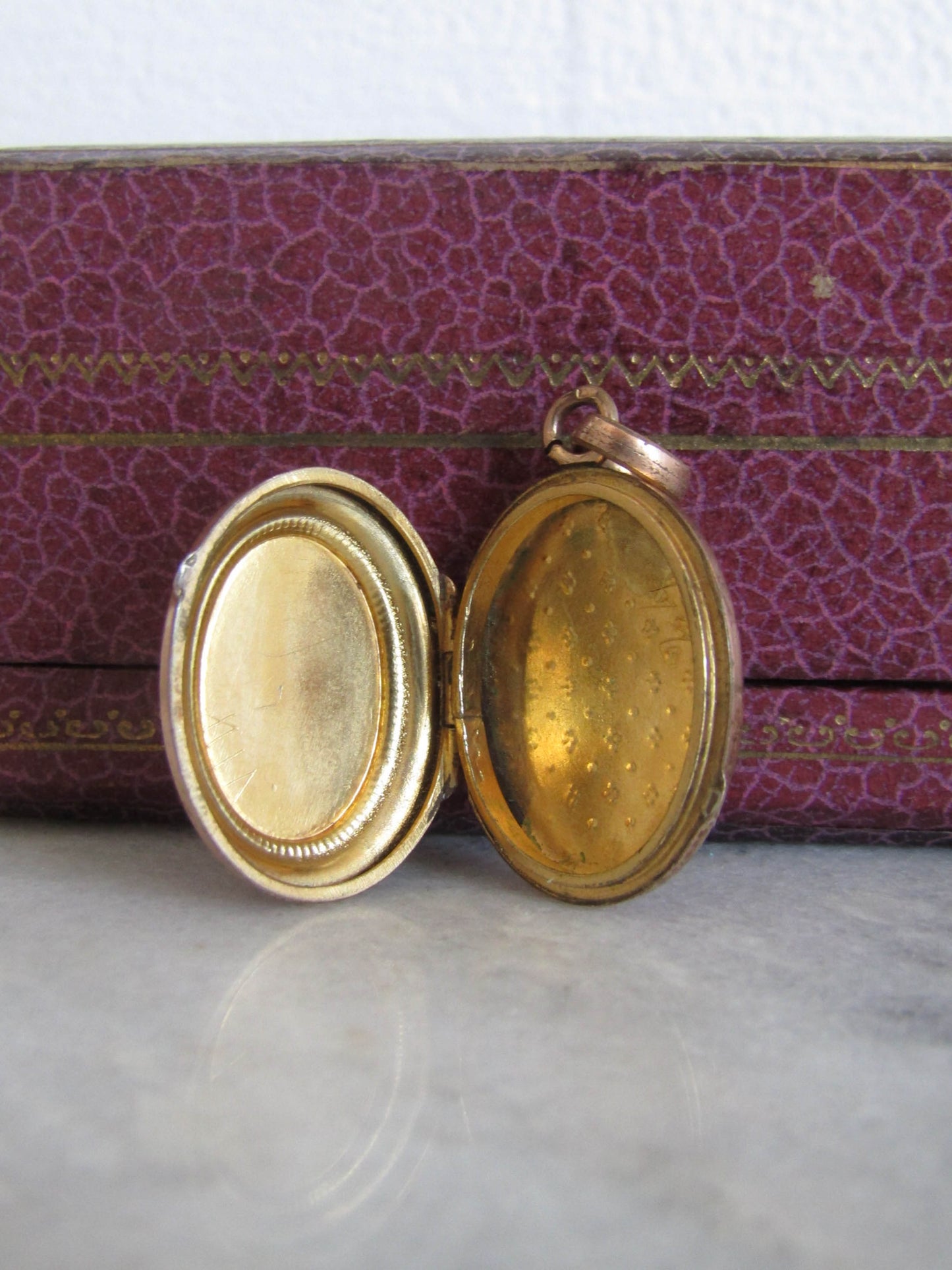 Victorian Gold Filled Paste Locket