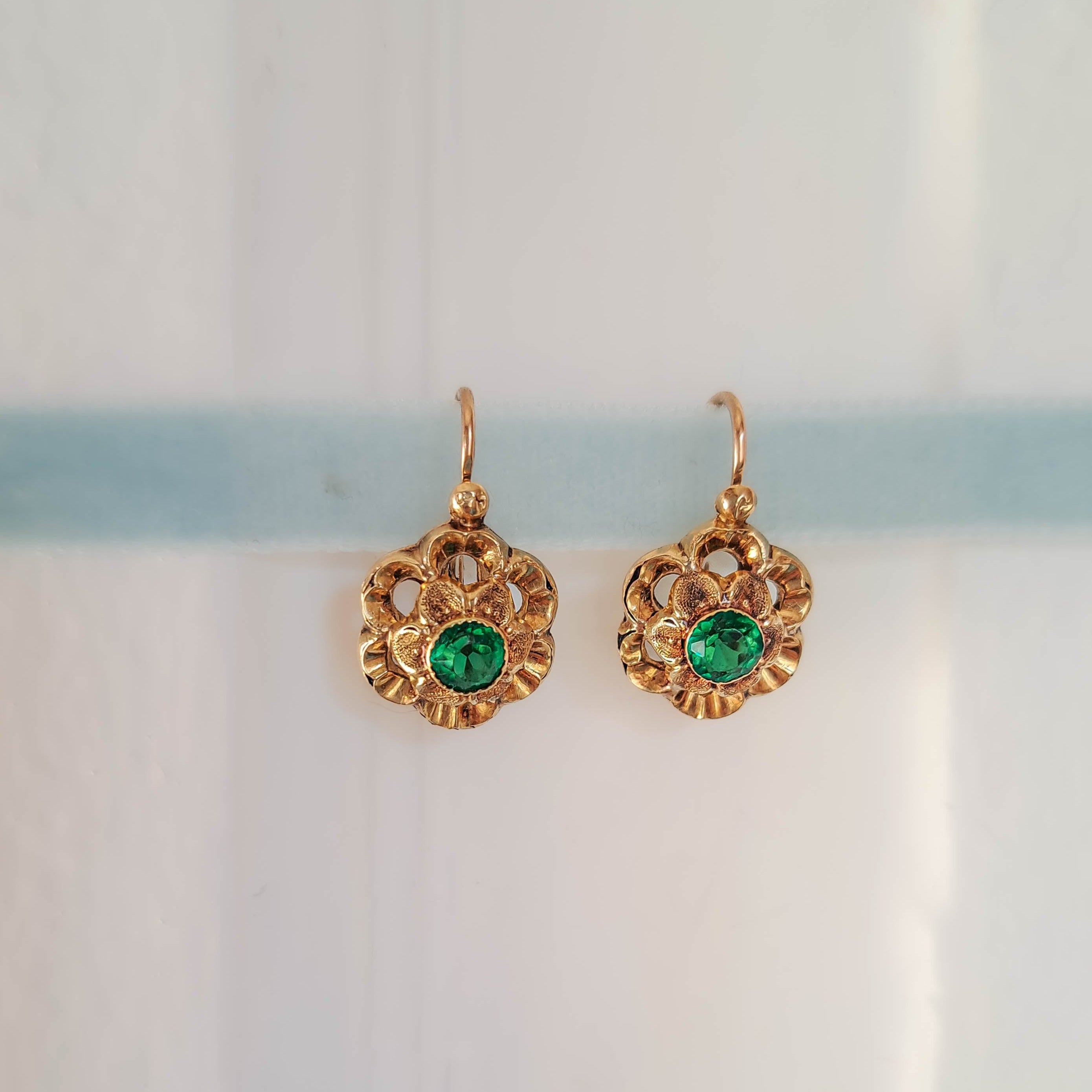 Gorgeous Georgian Style 1950's Paste Earrings – Fetheray