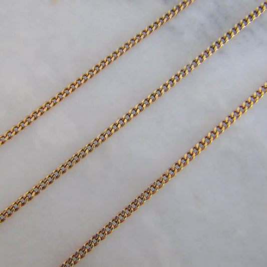 Vintage 18K Gold Curb Chain (5.17 g)