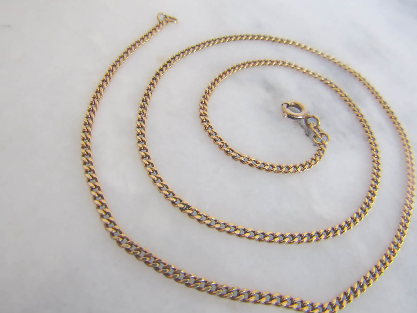 Vintage 18K Gold Curb Chain (5.17 g)