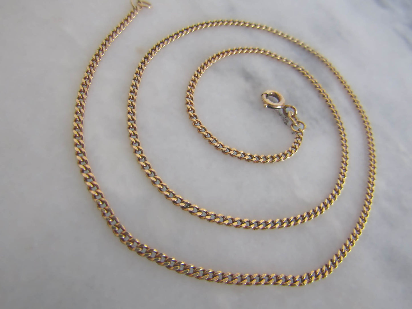 Vintage 18K Gold Curb Chain (5.17 g)