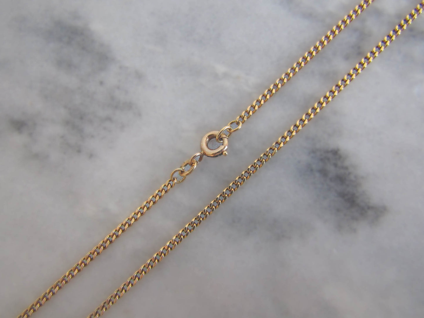 Vintage 18K Gold Curb Chain (5.17 g)