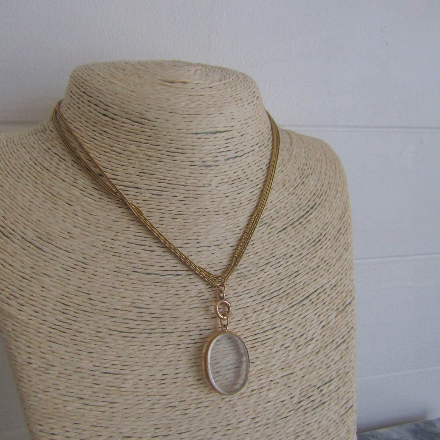 Antique 18k Solid Gold French Oval Shaker Locket c. 1900