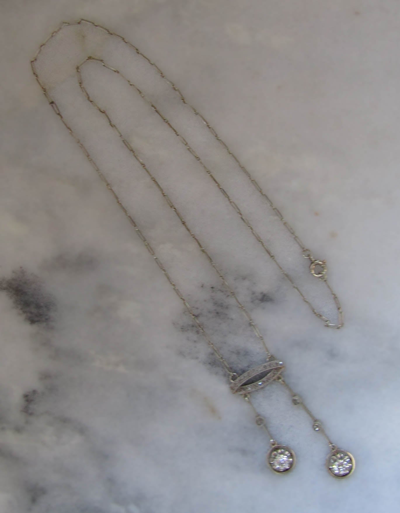 Antique Old European Cut Diamond Solitaire Engagement Ring c. 1920