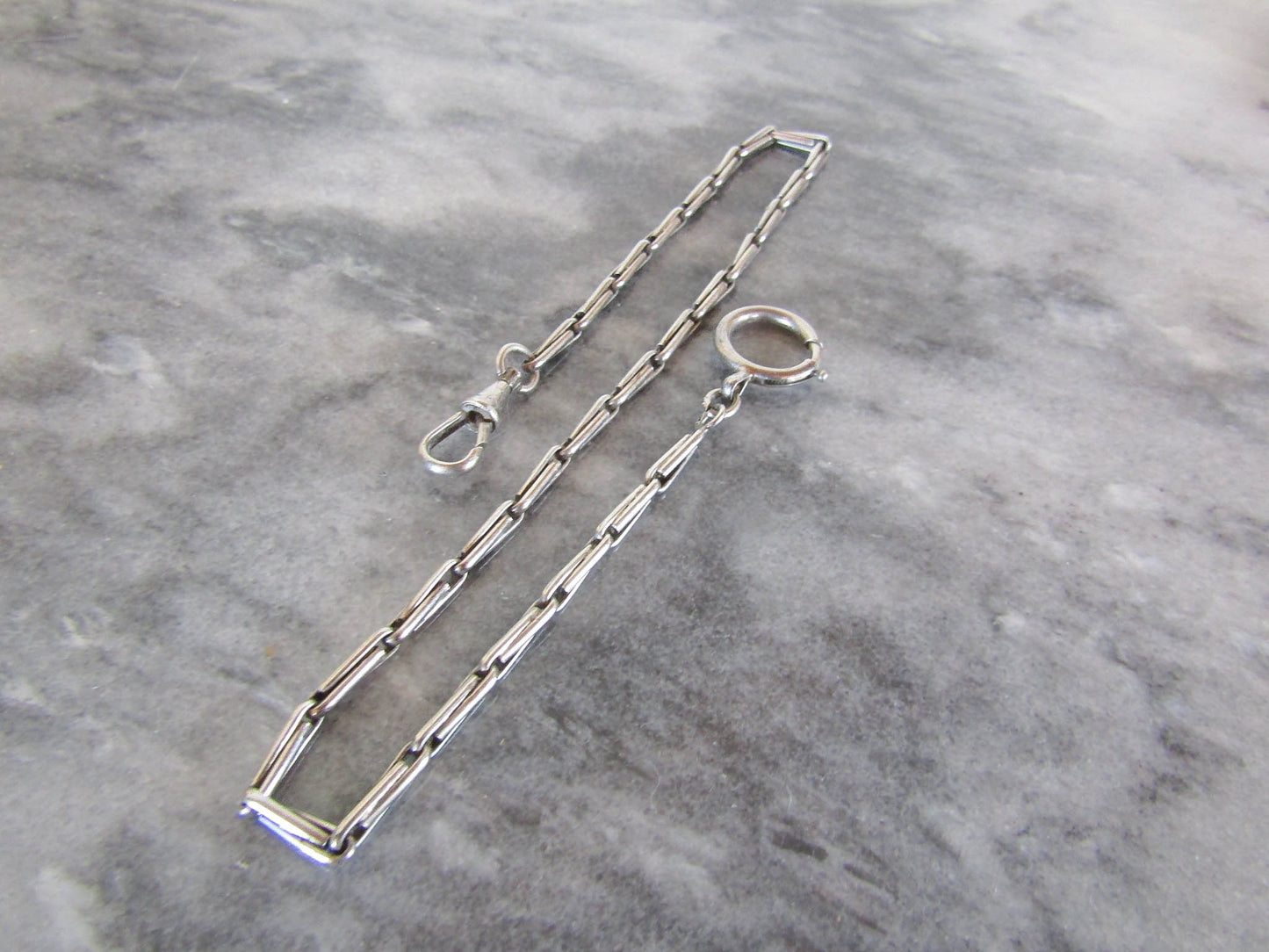 Antique Silver French Art Deco Chain