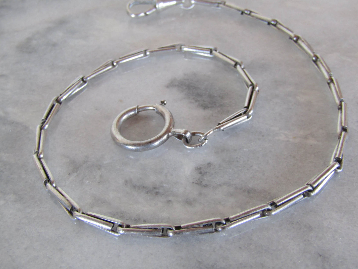 Antique Silver French Art Deco Chain