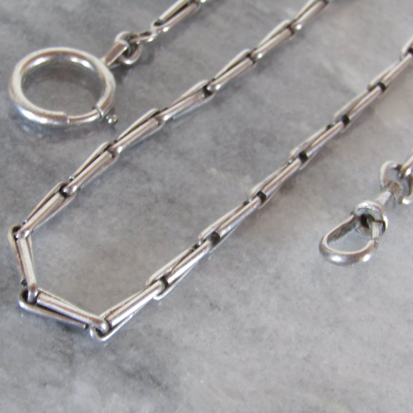 Antique Silver French Art Deco Chain