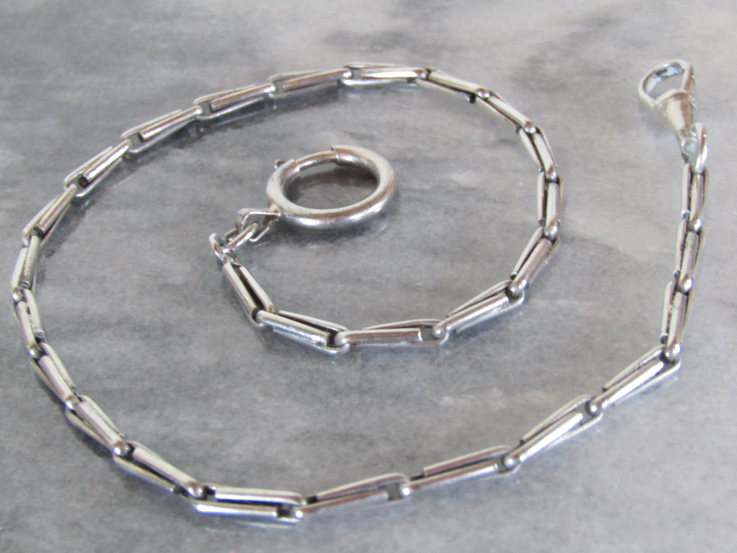 Antique Silver French Art Deco Chain