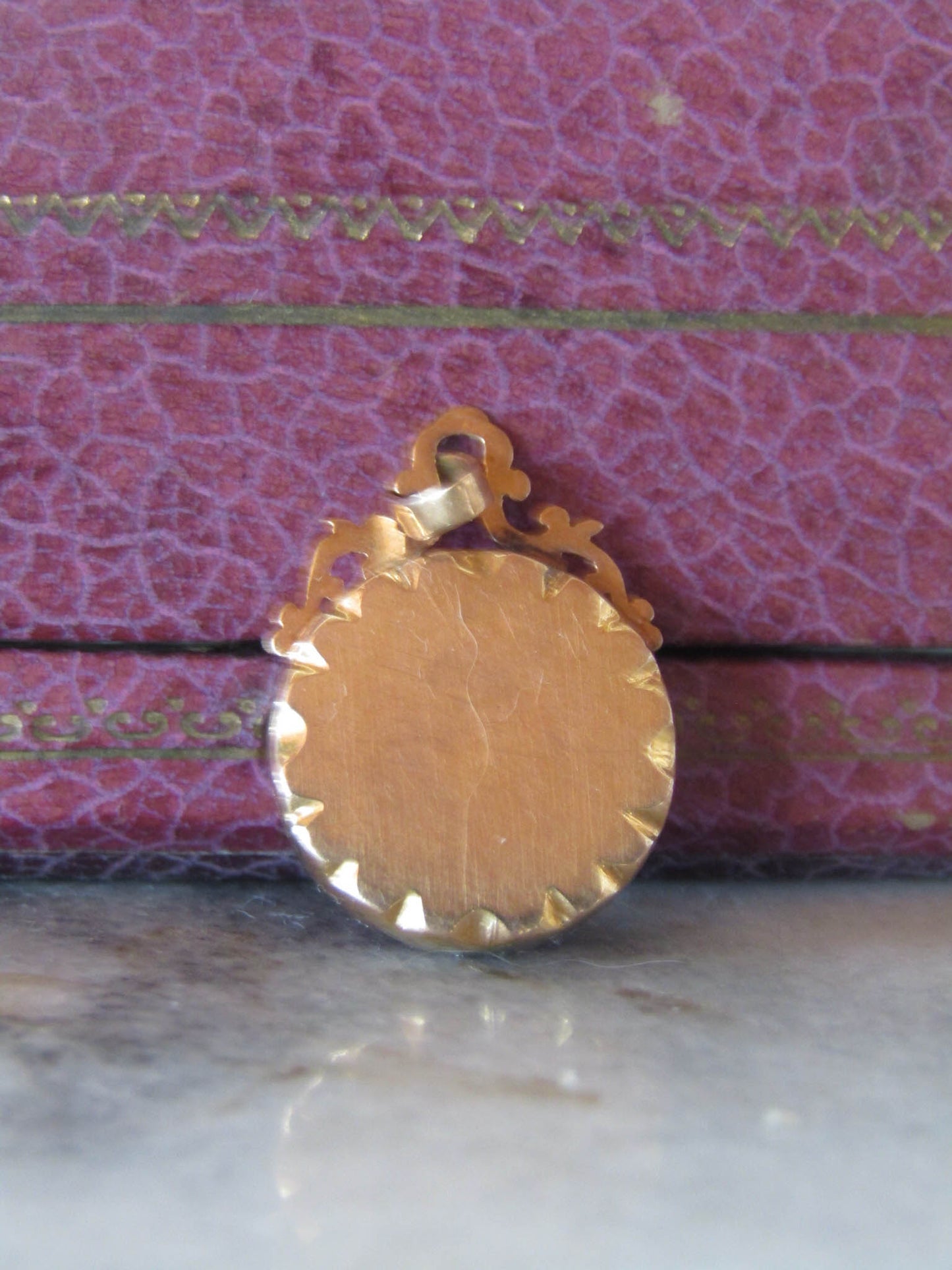 Antique Solid 18k Gold Edwardian Pendant