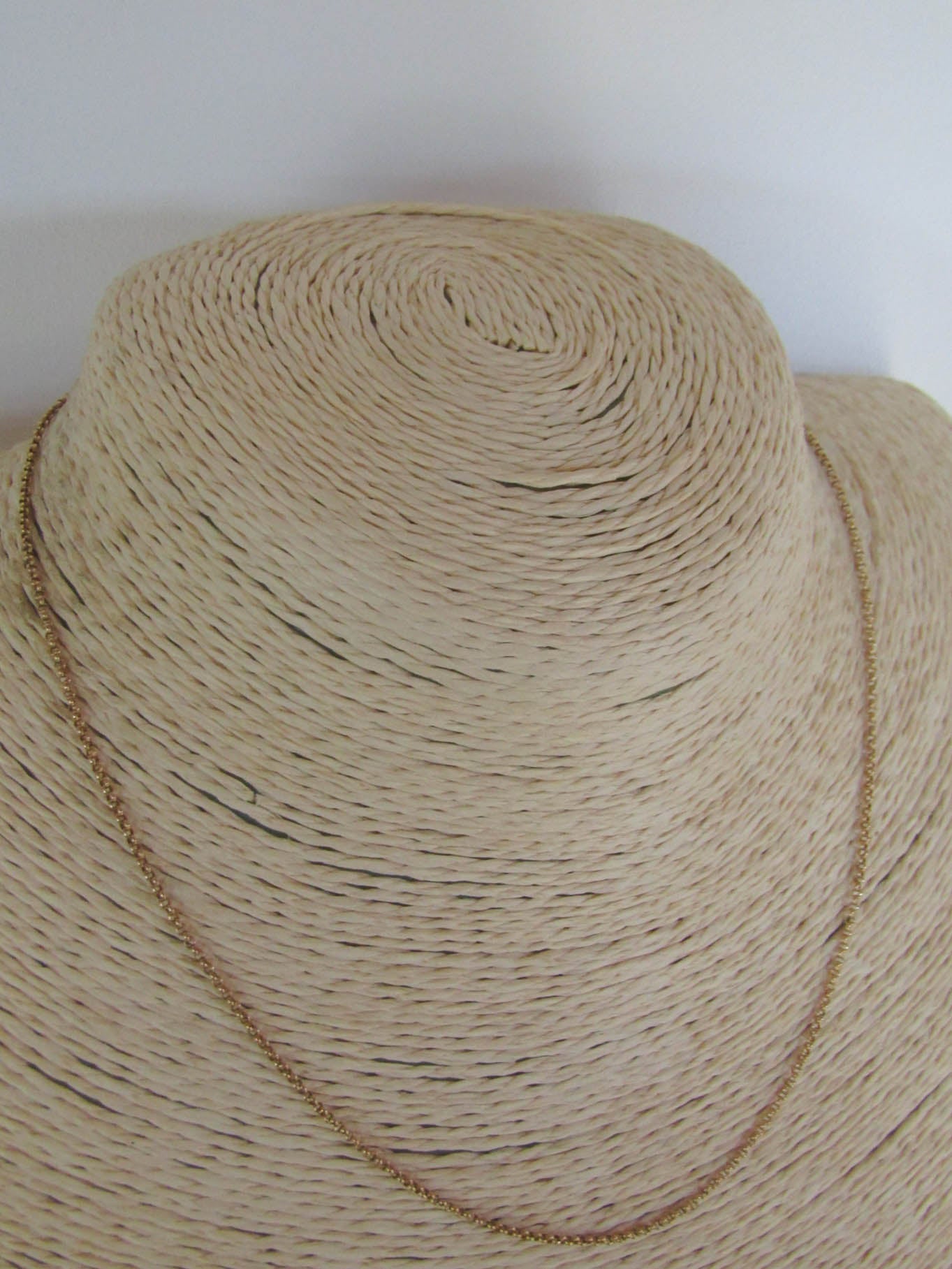 Vintage 18k Solid Gold French Belcher Chain