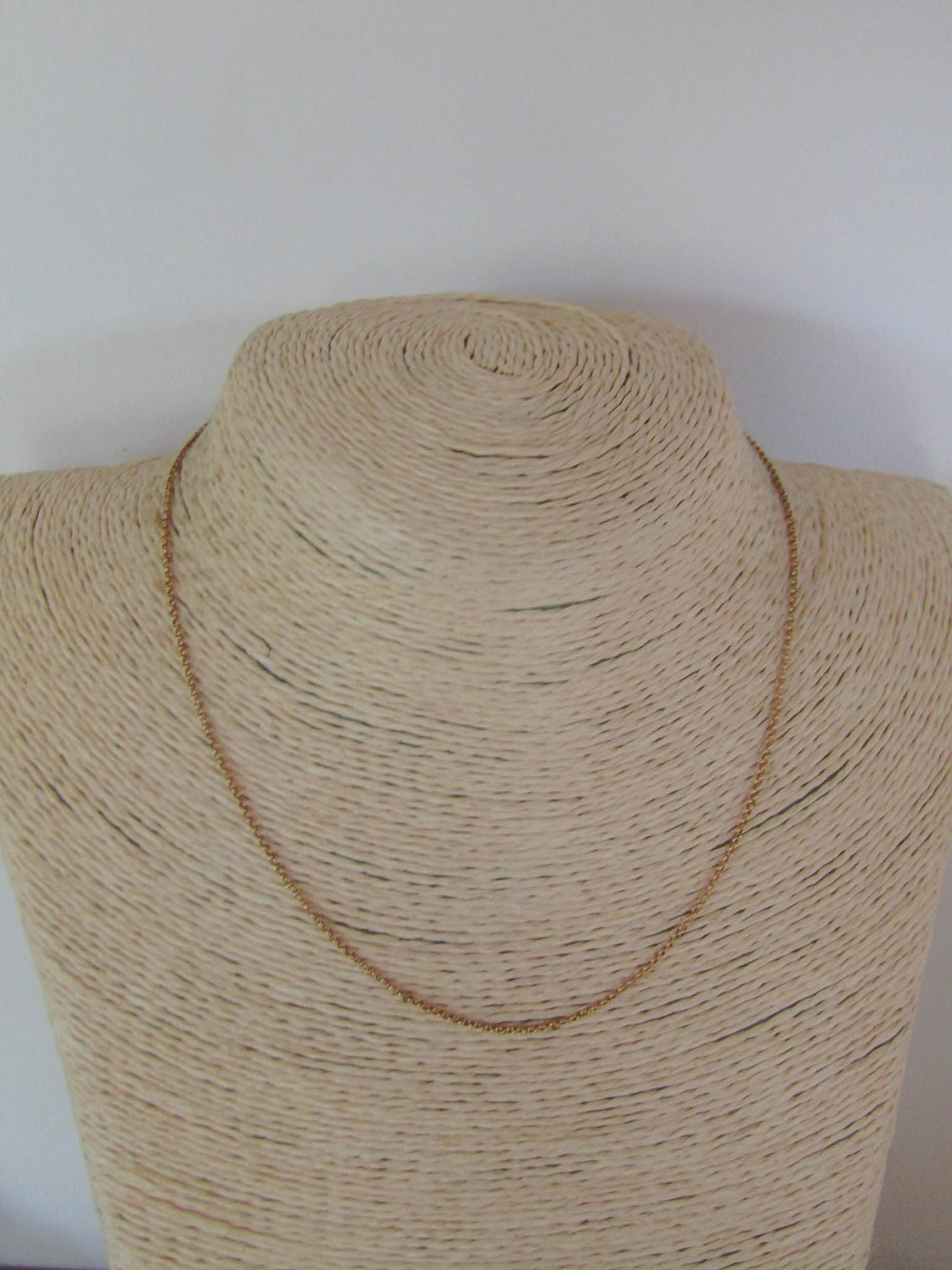 Vintage 18k Solid Gold French Belcher Chain