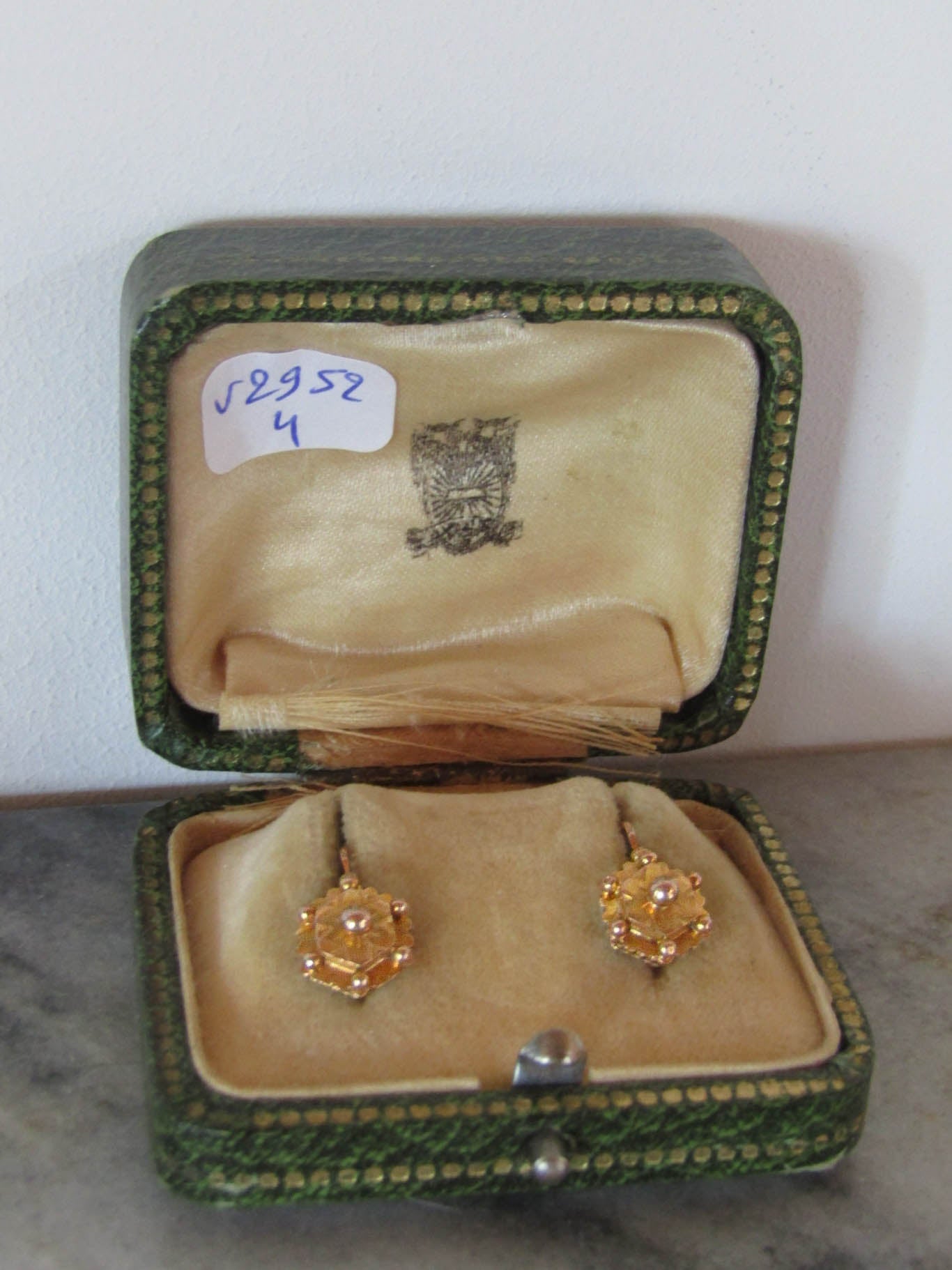 Antique French Victorian Drop/Dangle Earrings c. 1900