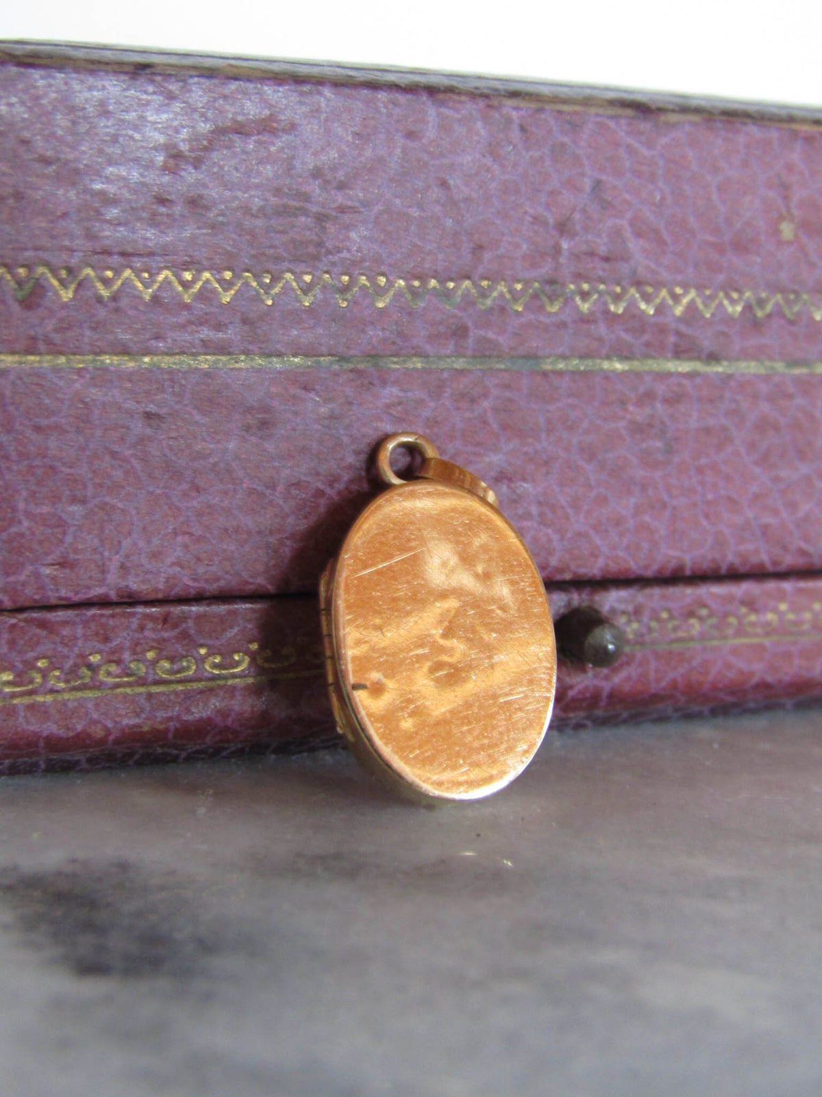 Antique Diamond and Solid 18K Yellow Gold Locket of French Origin, XIX Century