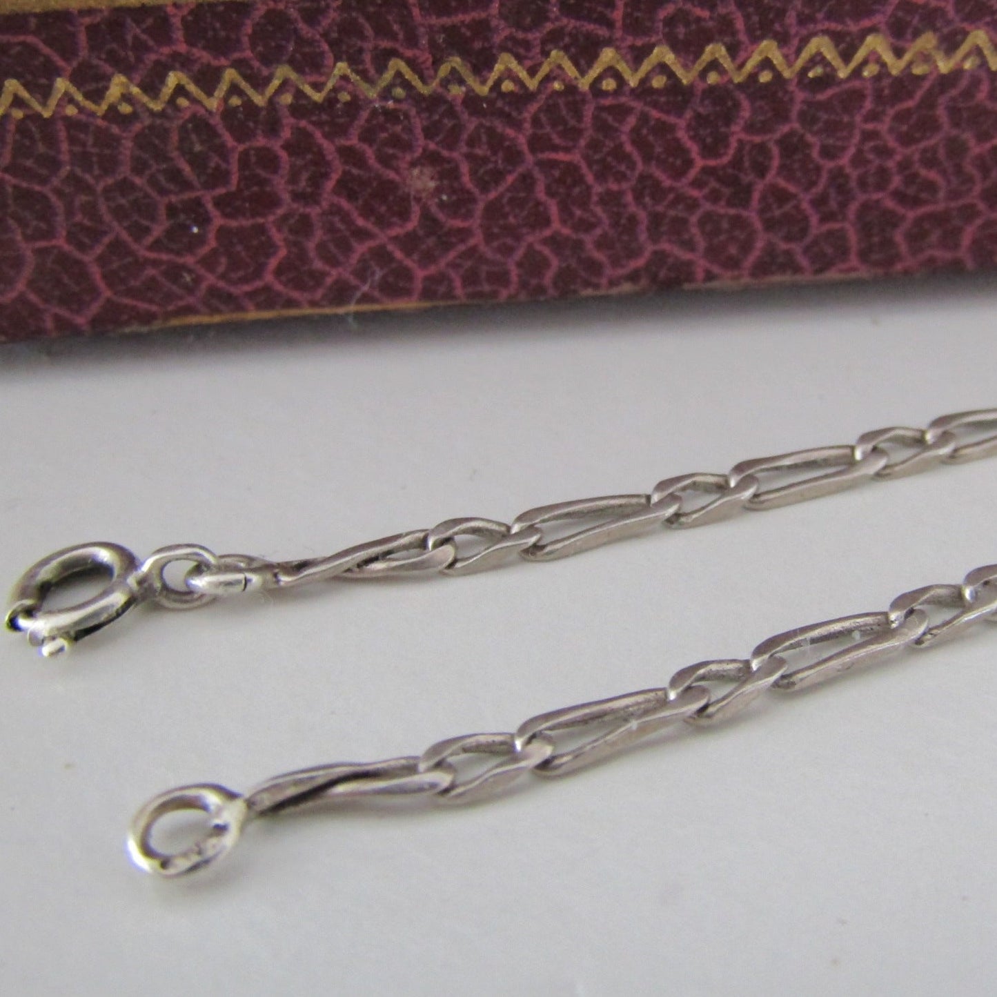 Antique Silver link bracelet, Timeless antique French bracelet