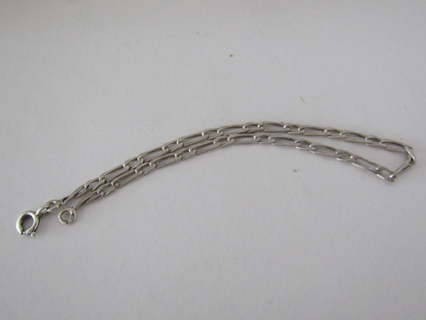 Antique Silver link bracelet, Timeless antique French bracelet