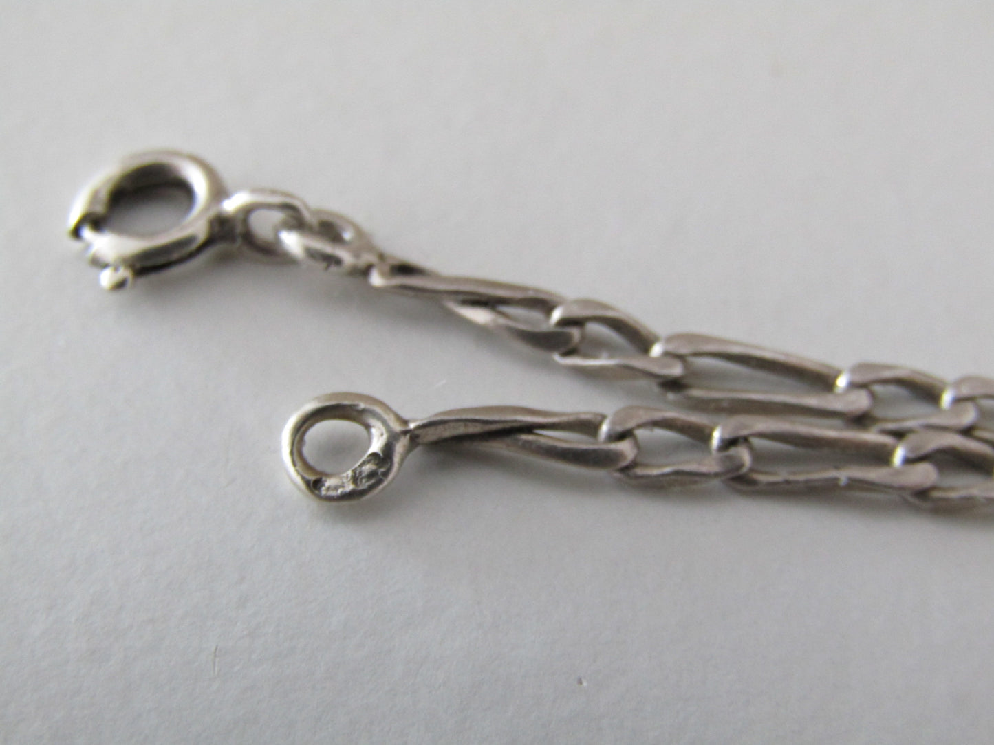 Antique Silver link bracelet, Timeless antique French bracelet