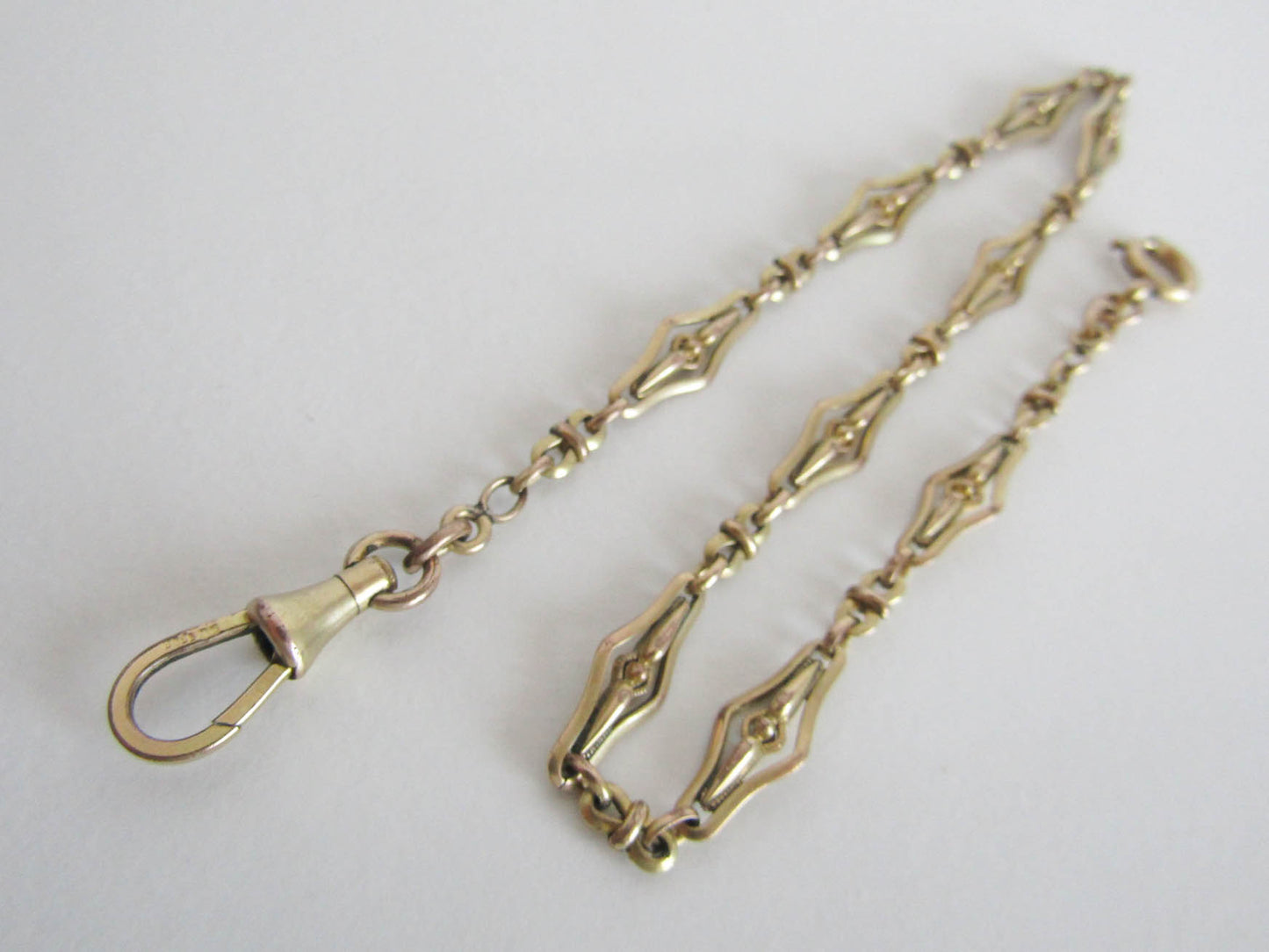 Antique French Gold Fill Art Deco Watch Chain